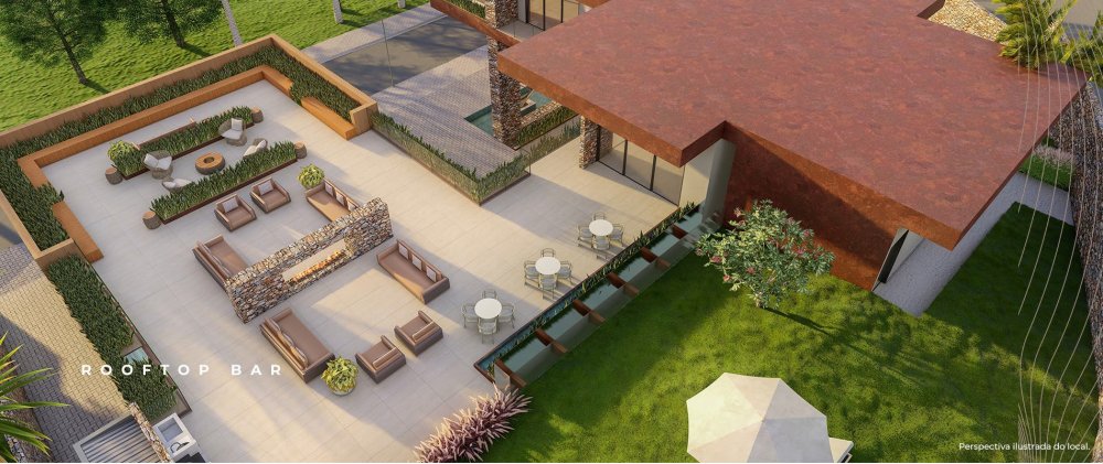 Rooftop bar